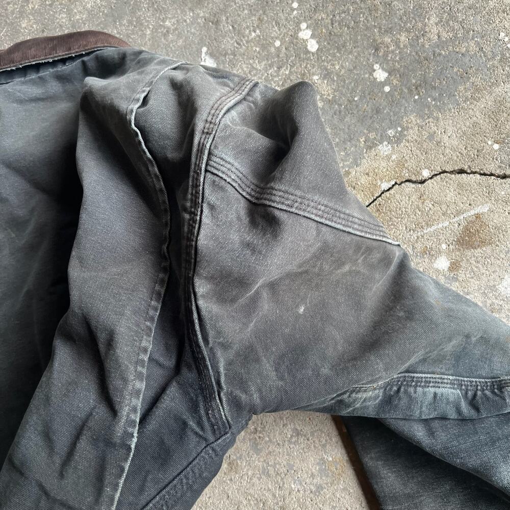 Carhartt faded black detroit work wear jacket - Picture 14 of 16